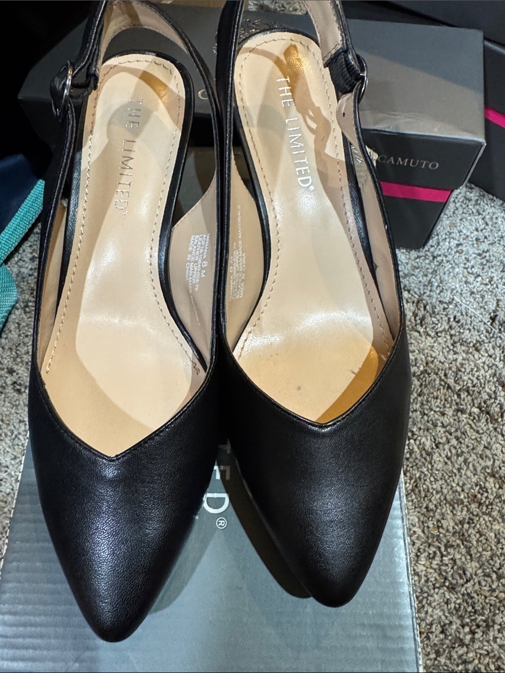 The Limited Vintage Manana Kitten Slingbacks
